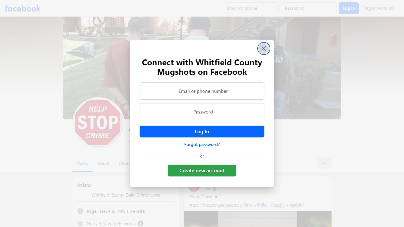 Whitfield County Mugshots - Facebook