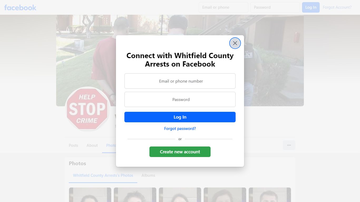 Whitfield County Arrests - Facebook